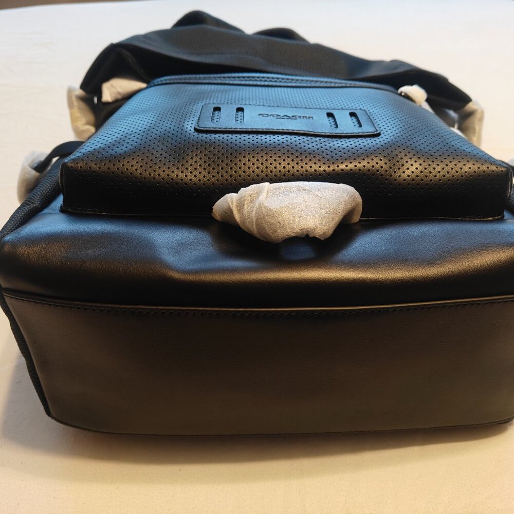 New in Original Packaging - COACH  Men’s TERRAIN ROLL TOP Backpack Black F24676 - Picture 8 of 10